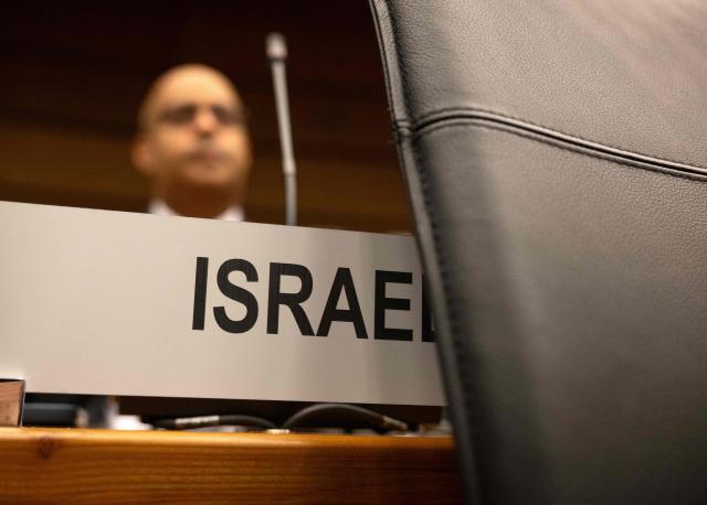 Israel’s representative to the International Atomic Energy Agency (IAEA) Ronen Shaul attends the special meeting on Iran, initiated by Russia, prior to the IAEA’s Board of Governors meeting at the agency's headquarters in Vienna, Austria on March 2, 2026. Delegates at the United Nations' nuclear agency began meeting on Monday for an extraordinary session on Iran in the wake of the US-Israeli strikes on the Islamic republic. Russia, a key ally of Tehran, requested the meeting at the Vienna-based International Atomic Energy Agency (IAEA), following the same request by Iran. The extraordinary meeting precedes an already scheduled regular session of the IAEA's board of governors, which represents 35 countries. (Photo by Joe Klamar / AFP)