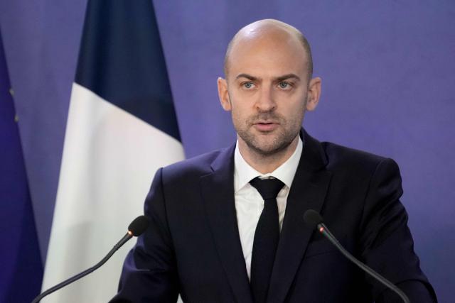 France's Foreign Affairs Minister Jean-Noel Barrot gives a press conference after a crisis meeting in Paris on March 2, 2026, following the conflict across the Middle East region after the massive Israel-US attack on Iran to topple Tehran's ruling clerics. (Photo by Thibault Camus / POOL / AFP)