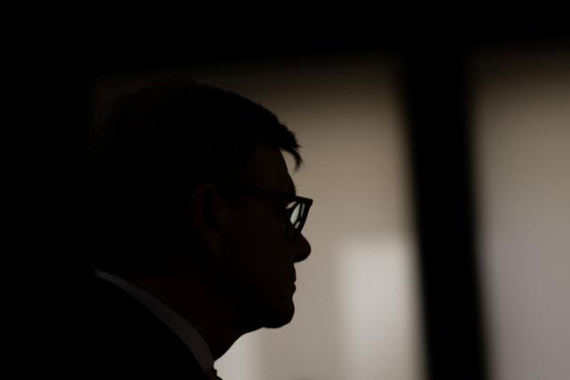 German Foreign Minister Johann Wadephul addresses the press after a crisis team meeting at the Foreign Ministry in Berlin on March 2, 2026. (Photo by Axel Schmidt / POOL / AFP)