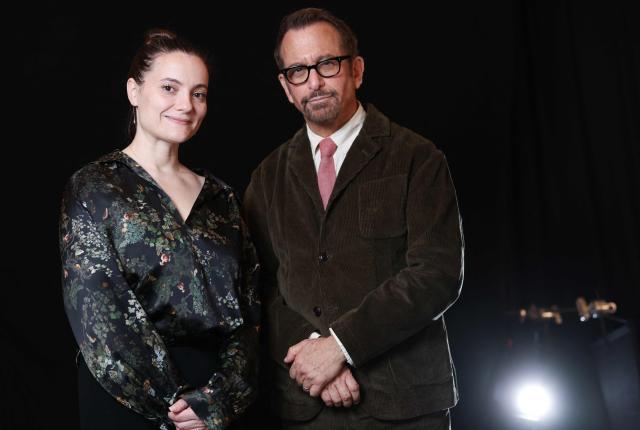 (FILES) US filmmakers Andrew Jarecki and Charlotte Kaufman nominees for Best Documentary Feature Film "The Alabama Solution" pose during a photo session ahead of the 98th Oscars Nominees Luncheon at the Beverly Hilton hotel in Beverly Hills, California on February 10, 2026. From racial tensions and school shootings to abortion and the prison system, this year's Oscar-nominated documentary short and feature films are taking a hard look at American society.
Several of the nominated filmmakers told AFP ahead of the Oscars in Hollywood that they hoped their work could spark debate. (Photo by Valerie MACON / AFP)