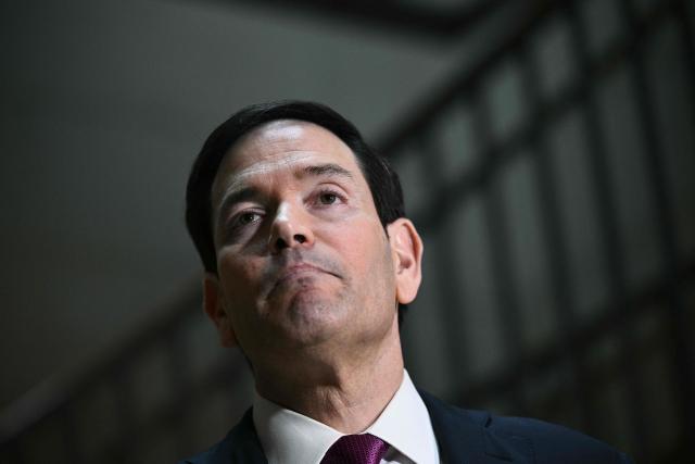 US Secretary of State Marco Rubio arrives to brief House and Senate leaders on US military action in Iran, at the US Capitol in Washington, DC, on March 2, 2026. The United States hit hundreds of targets across Iran, and Israel expanded its bombing to Lebanon on Monday as President Donald Trump vowed to avenge the first US deaths in the war he launched to topple Tehran's ruling clerics. Iranian forces fired missiles and drones across the Middle East, killing people in Israel and the United Arab Emirates, in retaliation for the conflict that began February 28 with the death of Iran's supreme leader, Ayatollah Ali Khamenei. (Photo by Brendan SMIALOWSKI / AFP)