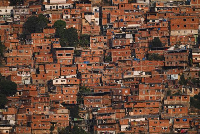 The Petare neighborhood is pictured in Caracas on March 2, 2026. (Photo by Federico PARRA / AFP)