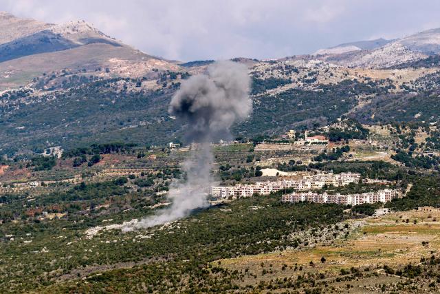 Smoke rises from Israeli bombardment on the southern Lebanese village of Qatrani on March 3, 2026. Israel on March 3 ordered the military to take control of more positions in Lebanon, where the army pulled back some of its forces after Hezbollah attacked Israeli bases in support of its backer, Iran. (Photo by Rabih DAHER / AFP)
