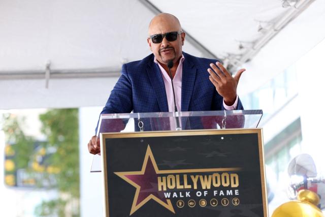 US sports analyst Jonathan Coachman speaks during US comedian and actor Gabriel "Fluffy" Iglesias' Walk of Fame Star ceremony in the Hollywood neighborhood of Los Angeles, California on March 3, 2026. (Photo by VALERIE MACON / AFP)