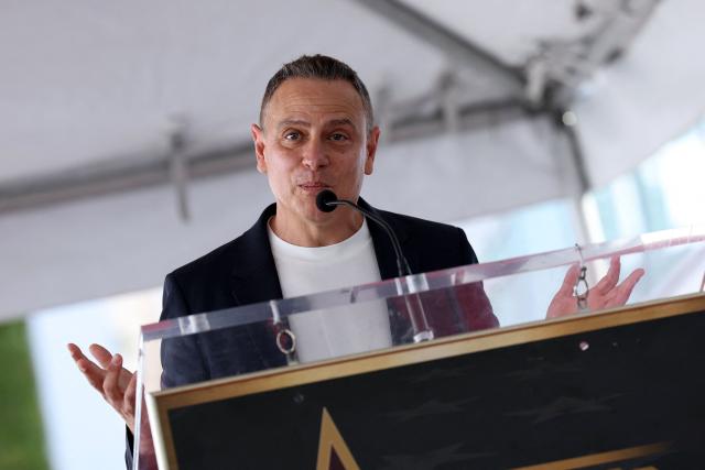 Talent manager Joe Meloche speaks during US comedian and actor Gabriel "Fluffy" Iglesias' Walk of Fame Star ceremony in the Hollywood neighborhood of Los Angeles, California on March 3, 2026. (Photo by VALERIE MACON / AFP)