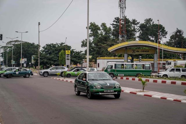 A general view of traffic in Brazzaville on March 3, 2026, ahead of the country's March 15 presidential election. Congo-Brazzaville, a former French colony which gained independence in 1960, is rich in oil but nearly half of its six million people live below the poverty line. (Photo by Glody MURHABAZI / AFP)