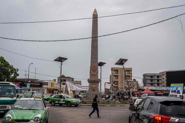 A general view of traffic in Brazzaville on March 3, 2026, ahead of the country's March 15 presidential election. Congo-Brazzaville, a former French colony which gained independence in 1960, is rich in oil but nearly half of its six million people live below the poverty line. (Photo by Glody MURHABAZI / AFP)