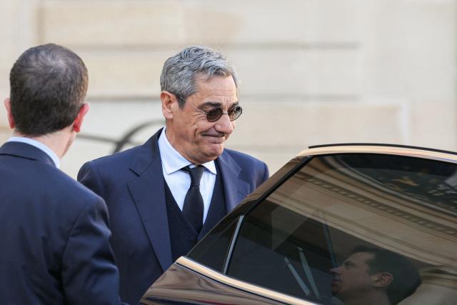 France's Trade Minister Serge Papin leaves after the weekly cabinet meeting at The Elysee Presidential Palace in Paris on March 4, 2026. (Photo by Thomas SAMSON / AFP)