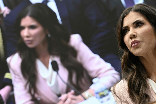 US Secretary of Homeland Security Kristi Noem testifies during a House Judiciary Committee hearing on oversight of the Department of Homeland Security on Capitol Hill in Washington, DC, on March 4, 2026. (Photo by Brendan SMIALOWSKI / AFP)