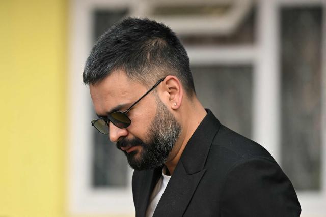 Rastriya Swatantra Party (RSP) election candidate Balendra Shah is seen at a polling station as he votes during Nepal's parliamentary election in Kathmandu on March 5, 2026. Nepal voted on March 5 for a new parliament, six months after deadly anti-corruption protests toppled the government -- a high-stakes showdown between an entrenched old guard and a powerful youth movement. (Photo by TAUSEEF MUSTAFA / AFP)