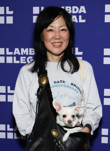 US comedian Margaret Cho and her dog Lucia attend Lambda Legal’s Stand Up for Equality at the Saban theatre in Beverly Hills, California on March 4, 2026. (Photo by VALERIE MACON / AFP)