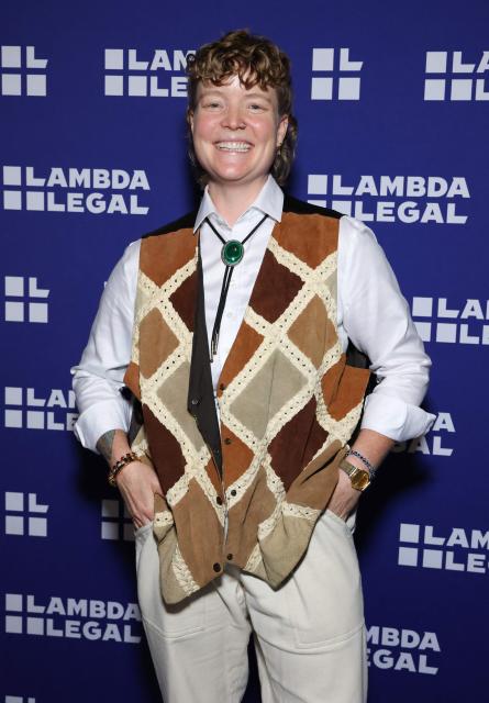 US comedian Rachel Scanlon attends Lambda Legal’s Stand Up for Equality at the Saban theatre in Beverly Hills, California on March 4, 2026. (Photo by VALERIE MACON / AFP)