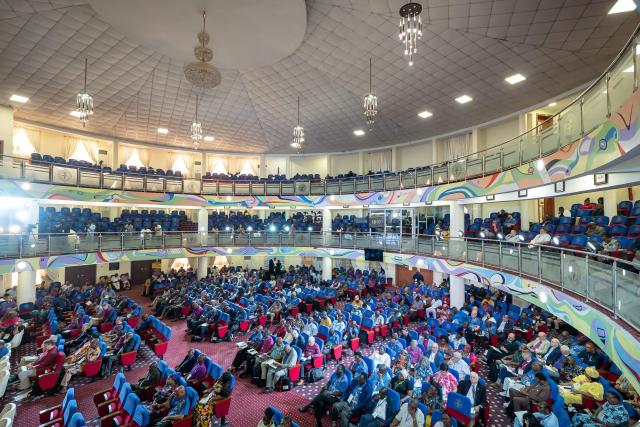 A general view of delegates attending the GAFCON meeting in Abuja on March 5, 2026. Members of GAFCON (Global Anglican Future Conference), a conservative wing of the Anglican Church, announced the creation of a Global Anglican Council on March 5, 2026 in Abuja, in response to the appointment of British national Sarah Mullally as the first female Archbishop of Canterbury. (Photo by Light Oriye Tamunotonye / AFP)