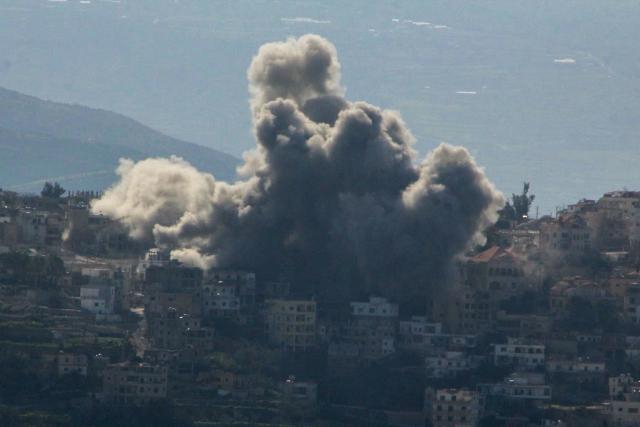 A plume of smoke rises from the site of an Israeli airstrike in the southern Lebanese village of al Khiam on March 6, 2026. Heavy attacks were reported in Tehran on March 6 after Israel said it was hitting "regime infrastructure" in a "new phase" of the war it launched with the United States against Iran. As the conflict entered its seventh day, its regional repercussions continued -- with Qatar saying it intercepted a drone targeting a US base, and Lebanon reporting the death toll from Israeli strikes had risen to 123. (Photo by Rabih DAHER / AFP)