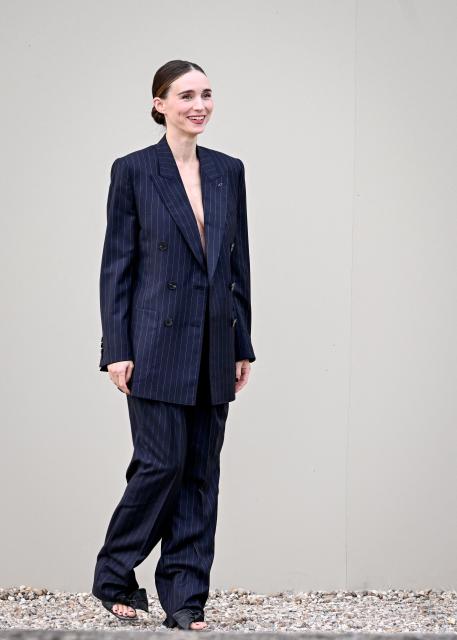US actor Rooney Mara arrives ahead of the Givenchy Women's Ready to Wear Fall/Winter 2026-2027 collection fashion show as part of the Paris Women Fashion Week, in Paris, on March 6, 2026. (Photo by Julie SEBADELHA / AFP)