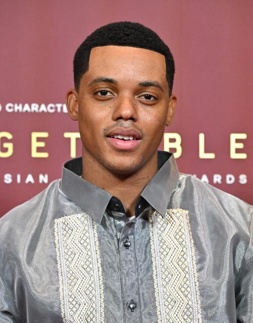 US actor Jabari Banks attends the 2026 Unforgettable Awards at the Fairmont Century Plaza Hotel in Los Angeles, on March 7, 2026. (Photo by LISA O'CONNOR / AFP)
