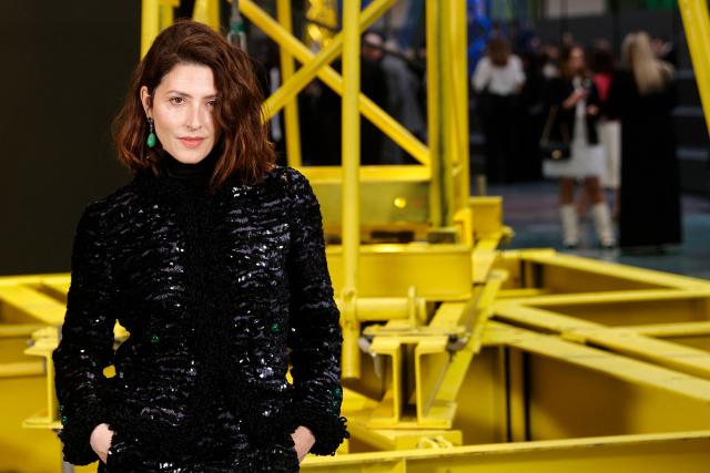 Spanish actress Barbara Lennie poses during a photocall upon arrival to attend the Chanel Women's Ready to Wear Fall/Winter 2026-2027 collection fashion show as part of the Paris Women Fashion Week, in Paris, on March 9, 2026. (Photo by GEOFFROY VAN DER HASSELT / AFP)