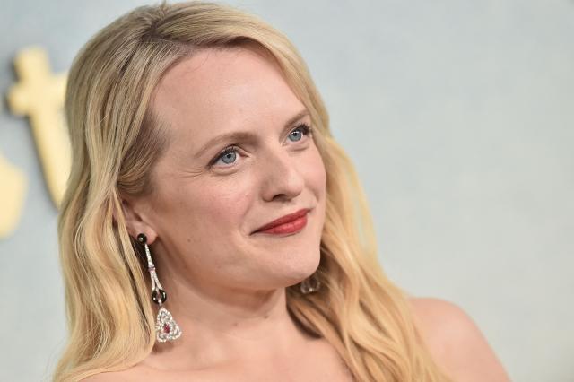 British-US actress Elisabeth Moss attends the world premiere of Apple TV original series "Imperfect Woman" at the Academy Museum of Motion Pictures in Los Angeles on March 10, 2026. (Photo by LISA O'CONNOR / AFP)