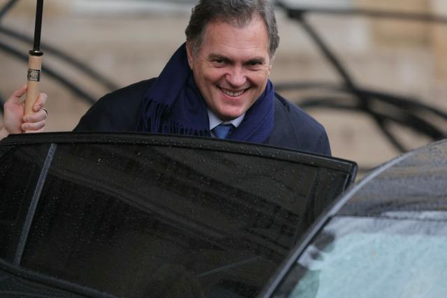 France's Transports Minister Philippe Tabarot leaves after the weekly cabinet meeting at the presidential Elysee Palace in Paris on March 11, 2026. (Photo by Thomas SAMSON / AFP)