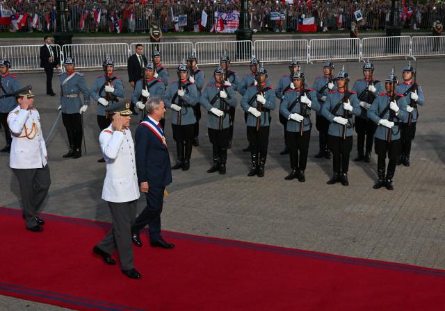 Chile's new President Jose Antonio Kast arrives at La Moneda palace after his inauguration in Santiago on March 11, 2026. Chile's most right-wing president in over three decades, Jose Antonio Kast, takes office on March 11, 2026, on a promise to tackle surging rates of violent crime and carry out mass migrant deportations. (Photo by Rodrigo ARANGUA / AFP)