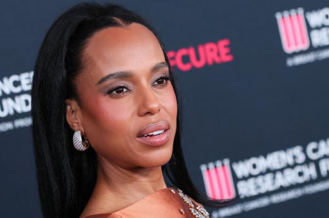 US actress Kerry Washington attends "An Unforgettable Evening" gala at the Beverly Wilshire Hotel in Beverly Hills, California on March 11, 2026. (Photo by Jean Baptiste Lacroix / AFP)