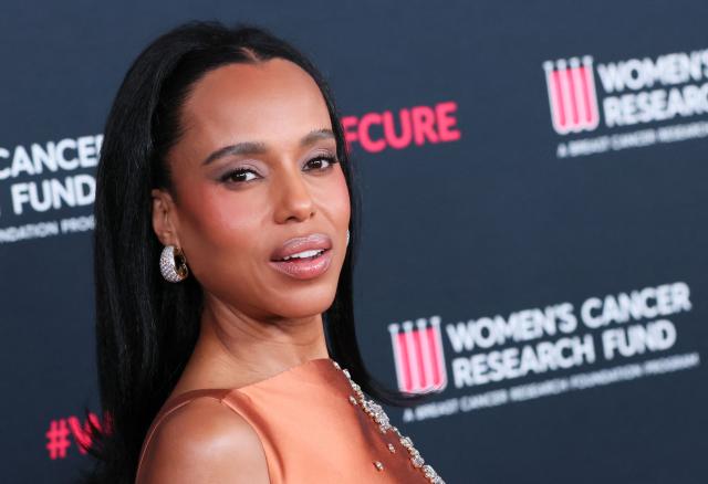 US actress Kerry Washington attends "An Unforgettable Evening" gala at the Beverly Wilshire Hotel in Beverly Hills, California on March 11, 2026. (Photo by Jean Baptiste Lacroix / AFP)