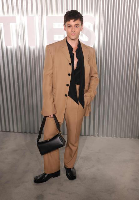 British retired diver Tom Daley attends Vanity Fair's "The 2026 Vanities Party: A Night for Young Hollywood" at Bar Marmont in Los Angeles on March 11, 2026. (Photo by Etienne Laurent / AFP)