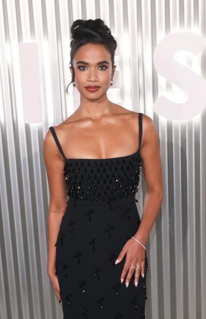 US actress Supriya Ganesh attends Vanity Fair's "The 2026 Vanities Party: A Night for Young Hollywood" at Bar Marmont in Los Angeles on March 11, 2026. (Photo by Etienne Laurent / AFP)