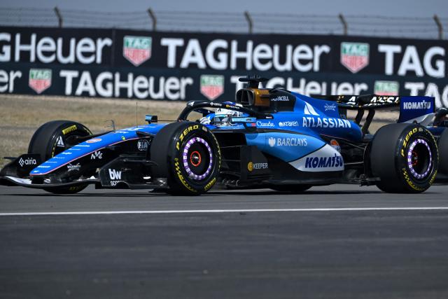 Williams' Thai driver Alexander Albon drives during a practice session ahead of the Formula One Chinese Grand Prix at the Shanghai International Circuit in Shanghai on March 13, 2026. (Photo by JADE GAO / AFP)