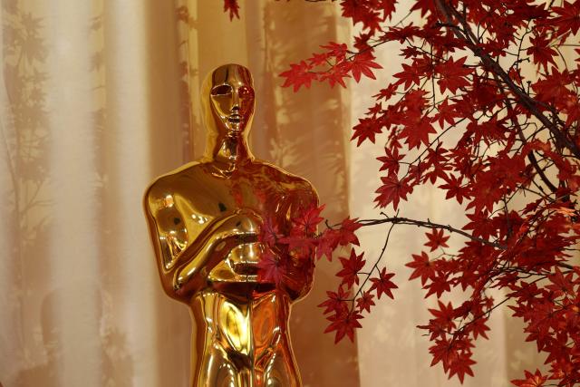An Oscar statue is seen ahead of the 98th Annual Academy Awards at the Dolby Theatre in Hollywood, California, on March 14, 2026. (Photo by ANGELA WEISS / AFP)