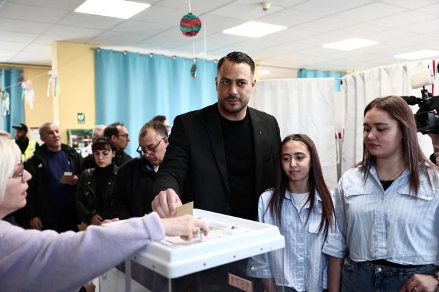 Marseille’s left-wing La France Insoumise (LFI, Unbowed France) party mayoral candidate Sebastien Delogu casts his ballot during the first round of France's 2026 municipal elections in Marseille, southern France, on March 15, 2026. (Photo by Thibaud MORITZ / AFP)