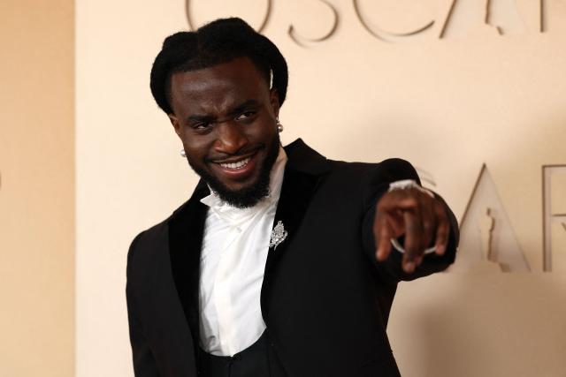 Nigerian-US singer Shaboozey attends the 98th Annual Academy Awards at the Dolby Theatre in Hollywood, California on March 15, 2026. (Photo by ANGELA WEISS / AFP)