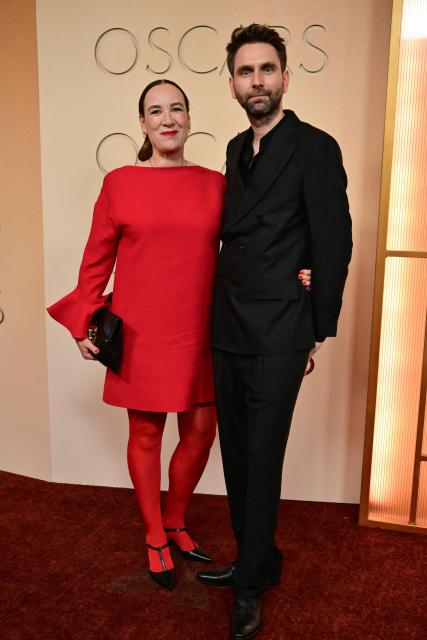 Dutch film producers Leontine Petit and Erik Glijnis attend the 98th Annual Academy Awards at the Dolby Theatre in Hollywood, California on March 15, 2026. (Photo by Frederic J. Brown / AFP)