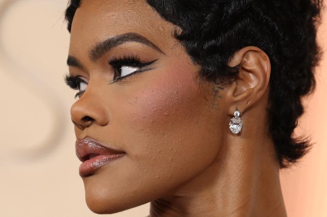 US actress Teyana Taylor attends the 98th Annual Academy Awards at the Dolby Theatre in Hollywood, California on March 15, 2026. (Photo by ANGELA WEISS / AFP)