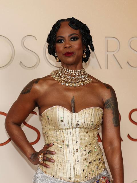US production designer Hannah Beachler attends the 98th Annual Academy Awards at the Dolby Theatre in Hollywood, California on March 15, 2026. (Photo by ANGELA WEISS / AFP)