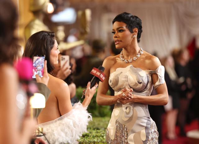 US artist Teyana Taylor attends the 98th Annual Academy Awards at the Dolby Theatre in Hollywood, California on March 15, 2026. (Photo by VALERIE MACON / AFP)