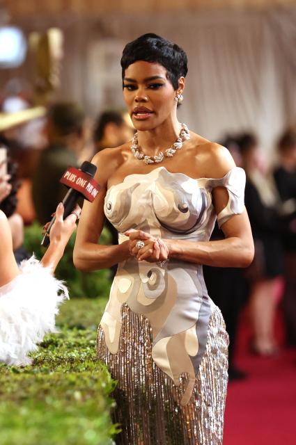 US artist Teyana Taylor attends the 98th Annual Academy Awards at the Dolby Theatre in Hollywood, California on March 15, 2026. (Photo by VALERIE MACON / AFP)