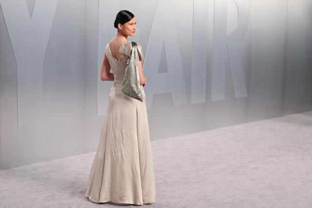 US social media personality Delaney Rowe attends the Vanity Fair Oscar Party at the Los Angeles County Museum of Art (LACMA) in Los Angeles on March 15, 2026. (Photo by Jean Baptiste Lacroix / AFP)