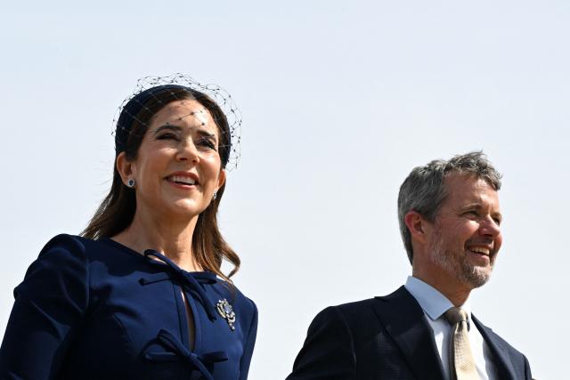Denmark's King Frederik X and Queen Mary meet with the public during a visit to the Australian War Memorial in Canberra on March 16, 2026. (Photo by LUKAS COCH / POOL / AFP)