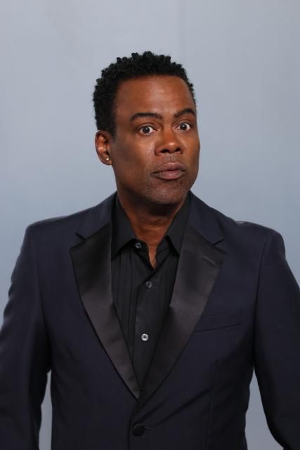 US comedian Chris Rock attends the Vanity Fair Oscar Party at the Los Angeles County Museum of Art (LACMA) in Los Angeles on March 15, 2026. (Photo by Jean Baptiste Lacroix / AFP)