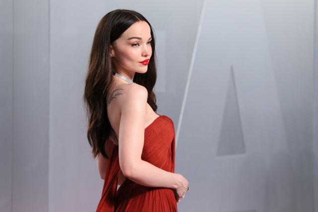 US singer Dove Cameron attends the Vanity Fair Oscar Party at the Los Angeles County Museum of Art (LACMA) in Los Angeles on March 15, 2026. (Photo by Jean Baptiste Lacroix / AFP)