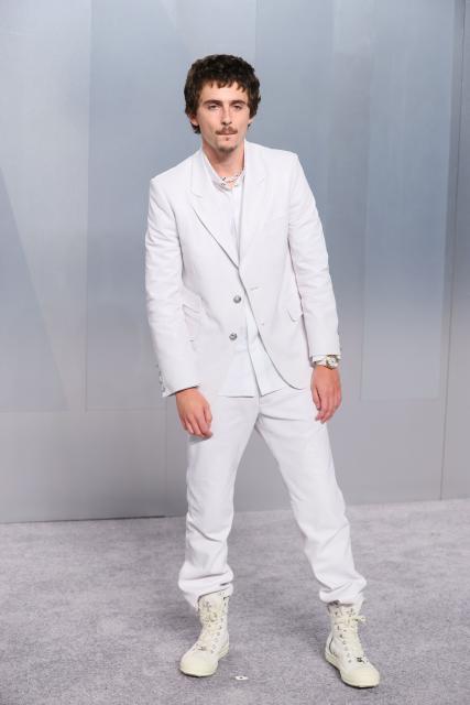 French-US actor Timothee Chalamet attends the Vanity Fair Oscar Party at the Los Angeles County Museum of Art (LACMA) in Los Angeles on March 15, 2026. (Photo by Jean Baptiste Lacroix / AFP)