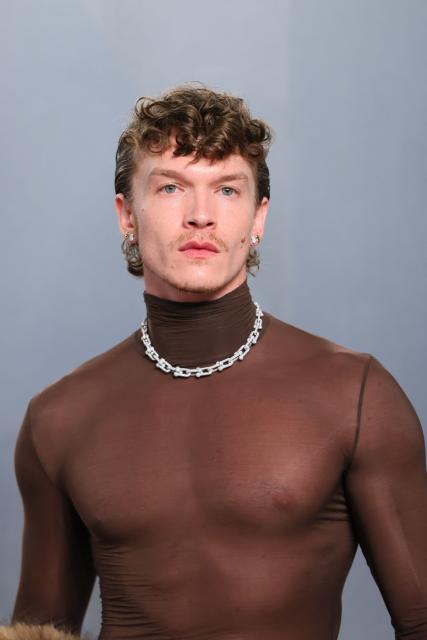 US actor Connor Storrie attends the Vanity Fair Oscar Party at the Los Angeles County Museum of Art (LACMA) in Los Angeles on March 15, 2026. (Photo by Jean Baptiste Lacroix / AFP)