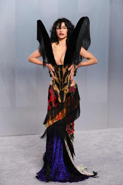 US actress Odessa A'Zion attends the Vanity Fair Oscar Party at the Los Angeles County Museum of Art (LACMA) in Los Angeles on March 15, 2026. (Photo by Jean Baptiste Lacroix / AFP)