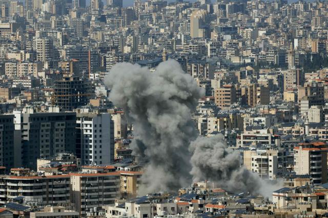 Smoke rises from the site of an Israeli airstrike that targeted an area in Beirut’s southern suburbs on March 17, 2026. Israel carried out new strikes on Beirut's southern suburbs and again ordered residents of vast parts of southern Lebanon to evacuate, as more than a million people have been displaced across the country. Lebanon was drawn into the Middle East war on March 2 when pro-Iran Hezbollah launched rockets towards Israel in response to US-Israeli strikes that killed Iranian supreme leader. (Photo by ibrahim amro / AFP) / 