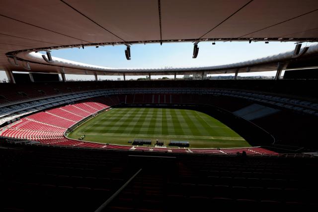 This view shows Akron Stadium, home of the Guadalajara soccer club, in Zapopan, Jalisco, Mexico, on March 17, 2026. Akron Stadium will host two World Cup playoff matches next week and will be one of Mexico’s three venues for the 2026 World Cup. (Photo by ULISES RUIZ / AFP)