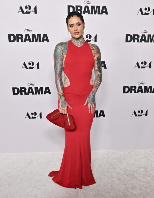 US singer Kehlani Parrish attends the Los Angeles premiere of "The Drama" at the Directors Guild of America (DGA) Theater in Los Angeles on March 17, 2026. (Photo by LISA O'CONNOR / AFP)