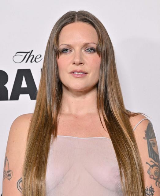 EDITORS NOTE: Graphic content / Swedish singer Tove Lo attends the Los Angeles premiere of "The Drama" at the Directors Guild of America (DGA) Theater in Los Angeles on March 17, 2026. (Photo by LISA O'CONNOR / AFP)