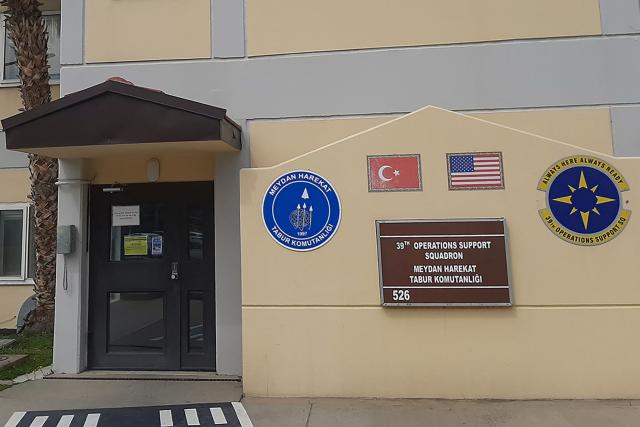 This photograph shows facilities at the Incirlik air base in Adana, south-eastern Turkey, on March 18, 2026. Turkey's defence ministry said on March 18, 2026 NATO was deploying a new Patriot missile battery at Incirlik air base, just days after a third ballistic missile from Iran was shot down. (Photo by Burcin GERCEK / AFP)