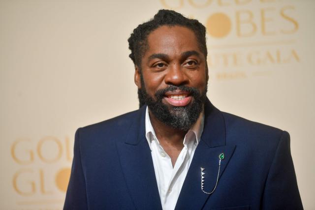 Brazilian actor Lazaro Ramos poses on the red carpet during the Golden Globes Tribute Gala at the Copacabana Palace Hotel in Rio de Janeiro, Brazil on March 18, 2026. (Photo by Daniel RAMALHO / AFP)